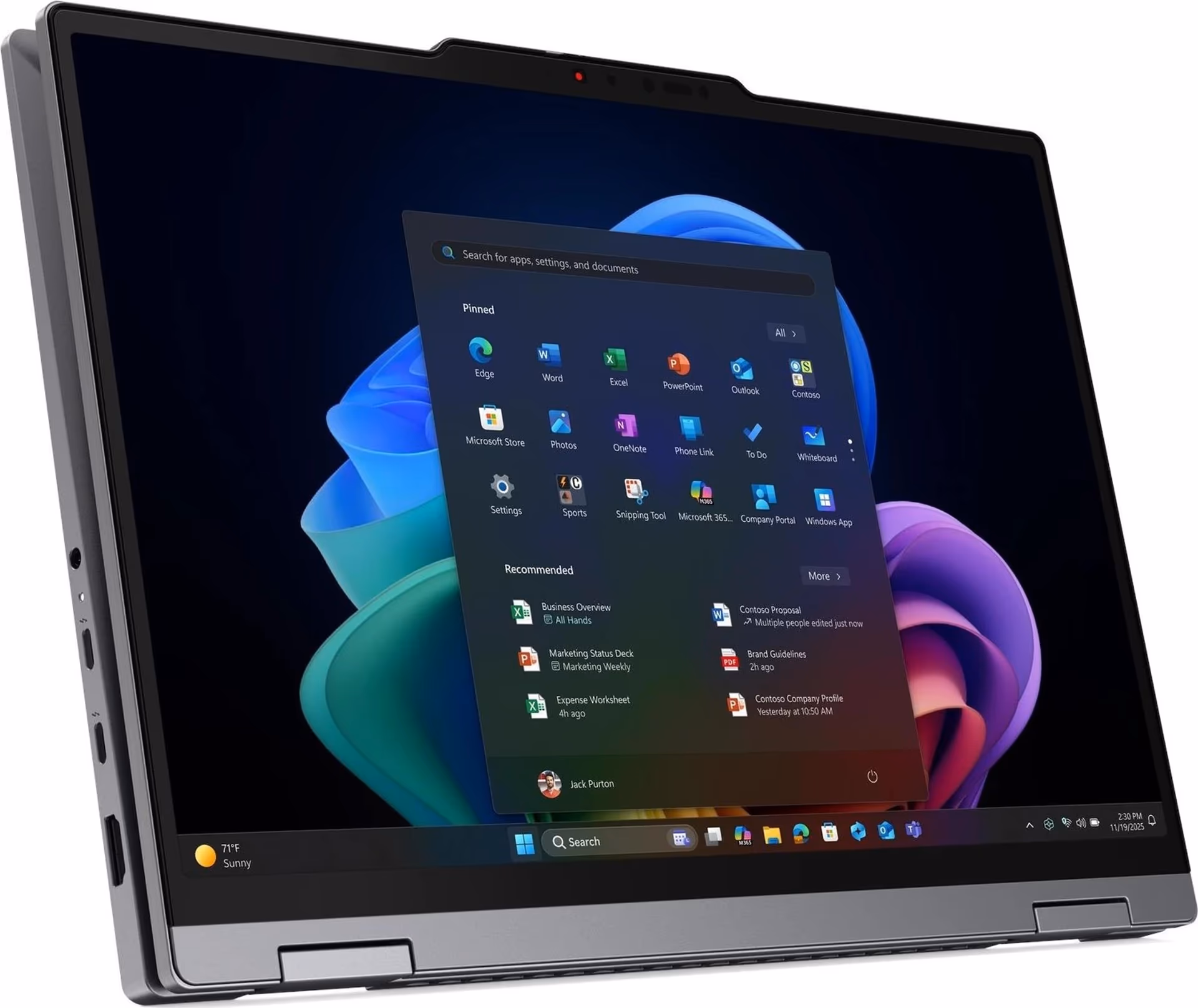 Lenovo ThinkPad X1 2-in-1 Gen 11 Aura Edition | 21V9001BUS | Intel Core Ultra 7 365 | 32GB RAM | 512GB SSD | 14" 1920x1200 Touch IPS 500nits | Intel Graphics | Gray