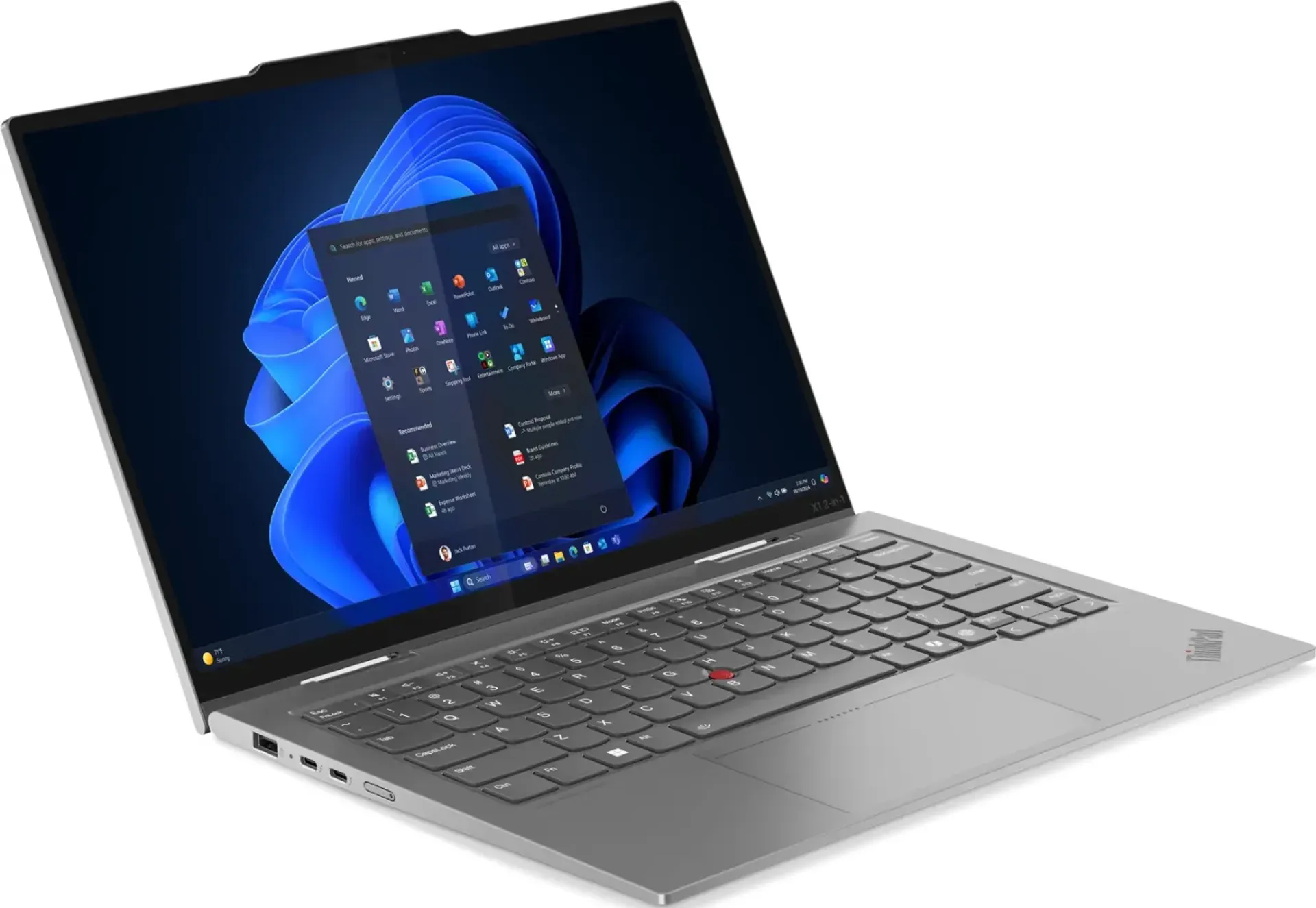 ThinkPad X1 2-in-1 Gen 10 Aura Edition | 21Q000D7CA | Intel Core Ultra 7 265U | 32GB RAM | 512GB SSD | 14" 2880x1800 Touch OLED 120Hz 500nits | Gray