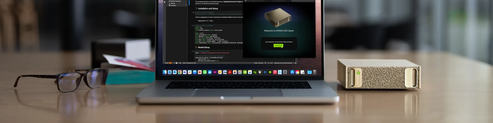 NVIDIA DGX Spark | 940-54242-0000-000 | 128GB  LPDDR5X RAM | 4TB NVME.M2 SSD | NPU 1000 TOPS | NVIDIA GB10 Blackwell GPU | NVIDIA DGX OS | GOLD