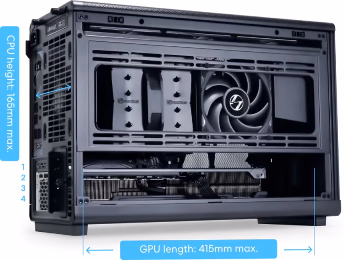 Lian Li DAN A3-mATX Black Wood Edition Chassis - ExtremePC