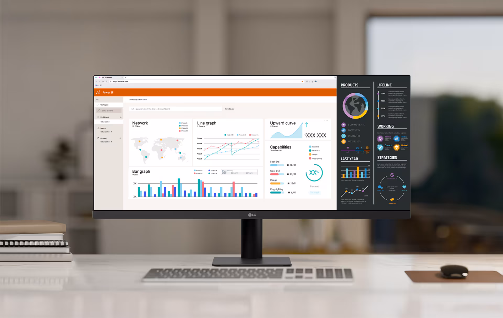 LG 29-inch UltraWide 29U511A-B | 2560x1080 IPS 100Hz HDR Monitor
