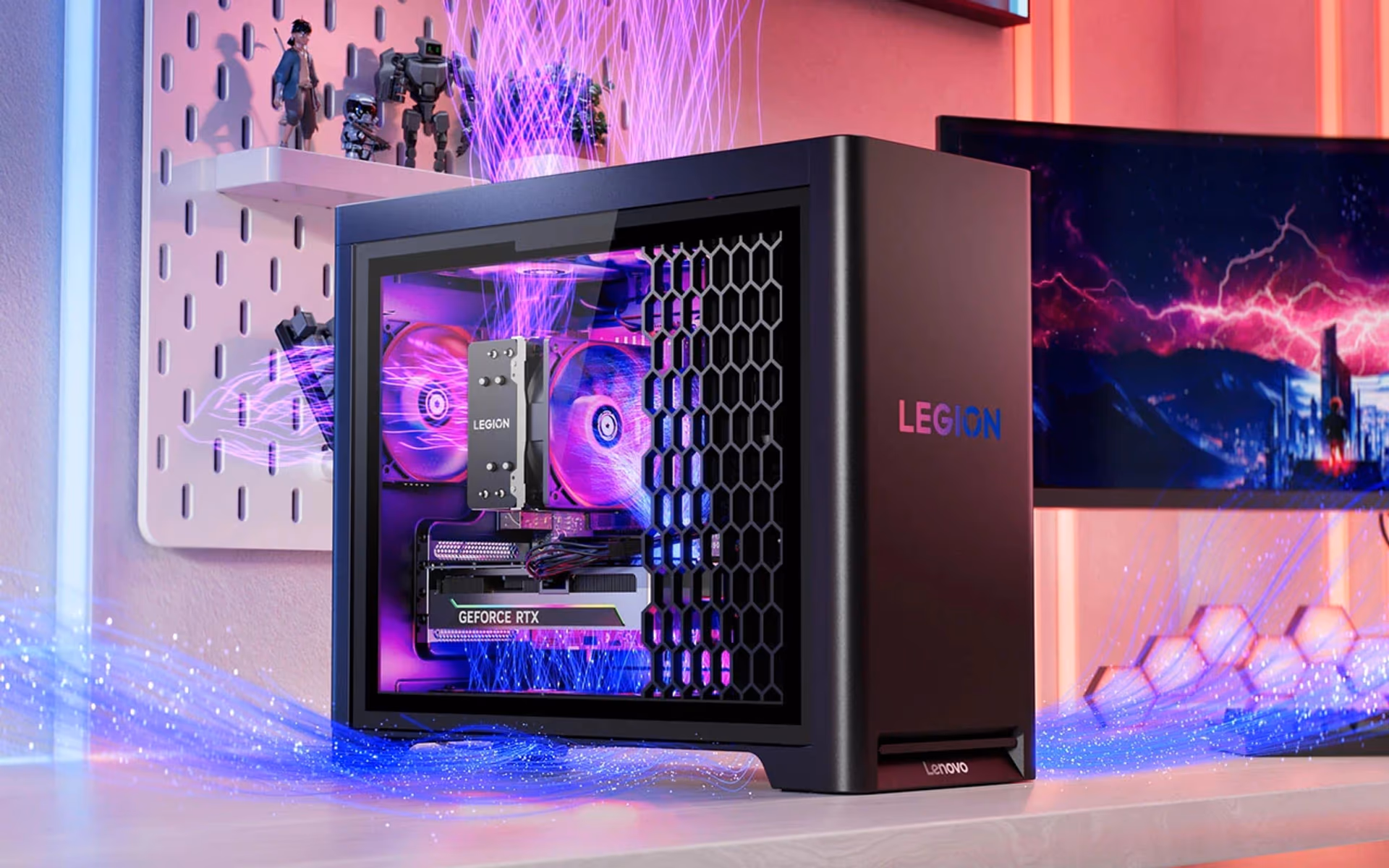  Lenovo Legion T5 30AGB10 Desktop  | 90YJ0015US | AMD Ryzen 7 7700X | 32GB RAM | 1TB SSD |  NVIDIA GeForce RTX 5070 | Windows 11 Pro