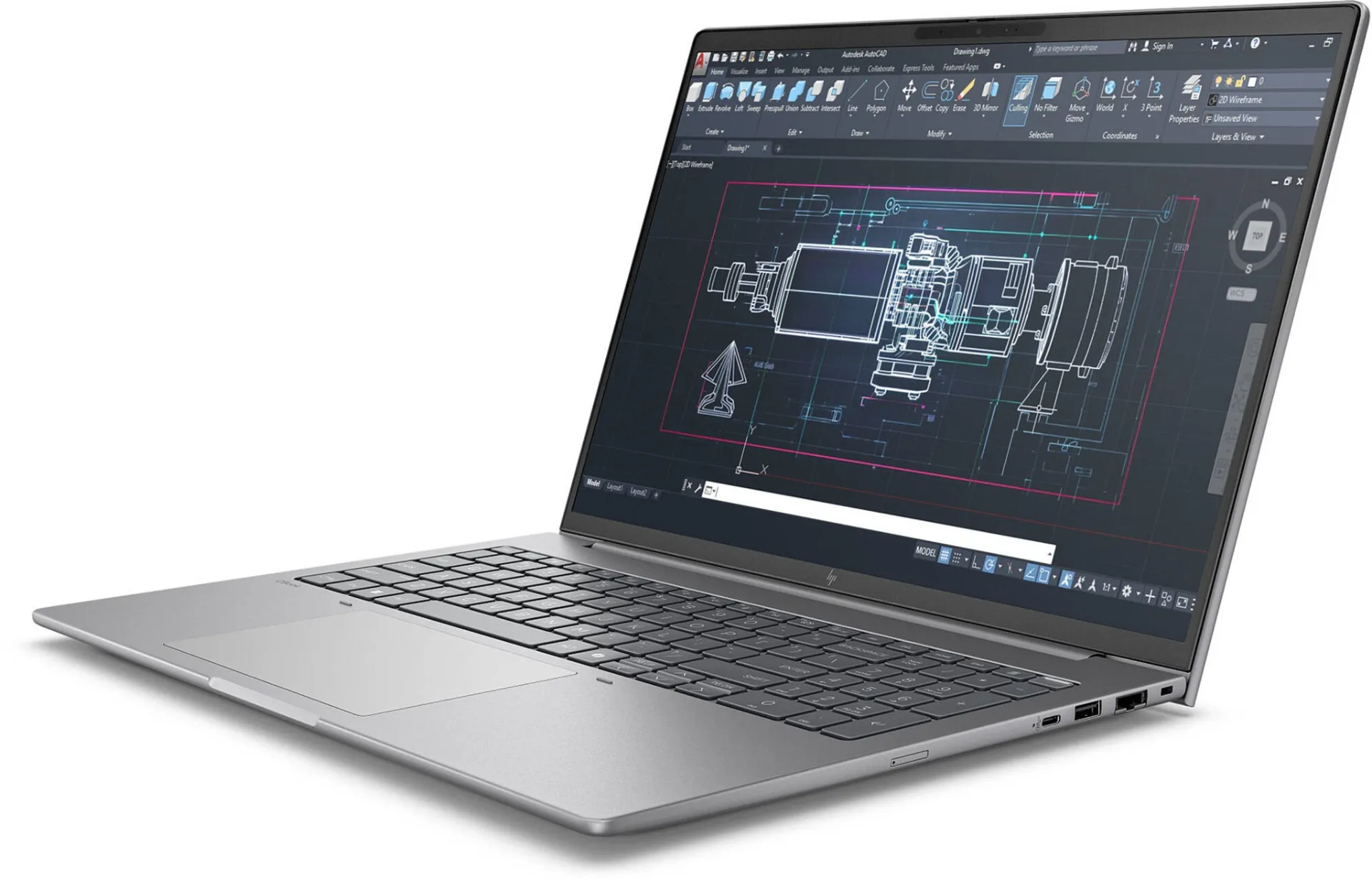 HP 16" ZBook 8 G1i Mobile Workstation | BX7V8UT#ABA | Intel Core Ultra 7 265H | 32GB RAM | 1TB SSD | 16"  3840x2400 120Hz IPS 500Nits | NVIDIA RTX 500 Ada GPU | Silver