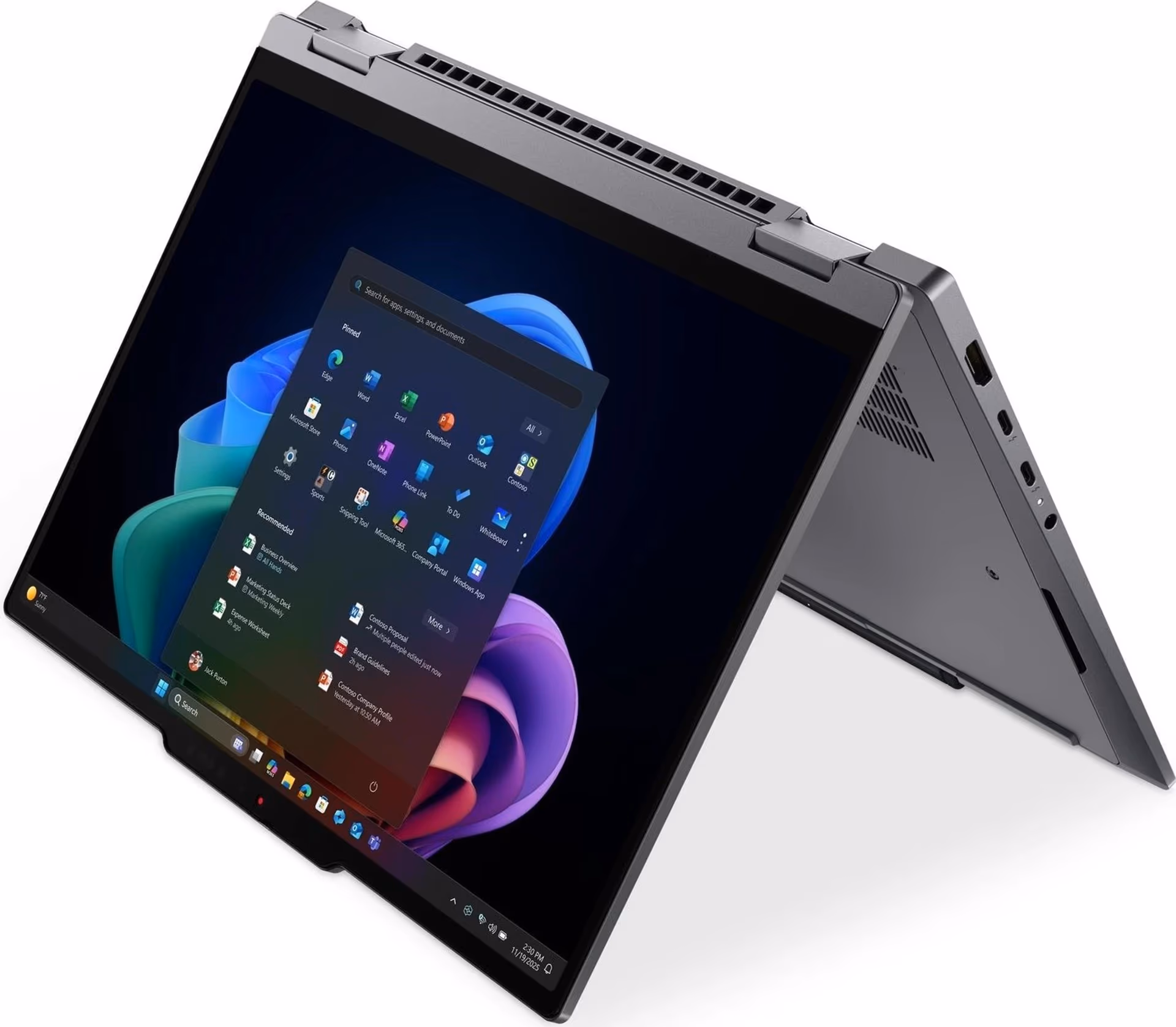 Lenovo ThinkPad X1 2-in-1 Gen 11 Aura Edition | 21V9001BUS | Intel Core Ultra 7 365 | 32GB RAM | 512GB SSD | 14" 1920x1200 Touch IPS 500nits | Intel Graphics | Gray