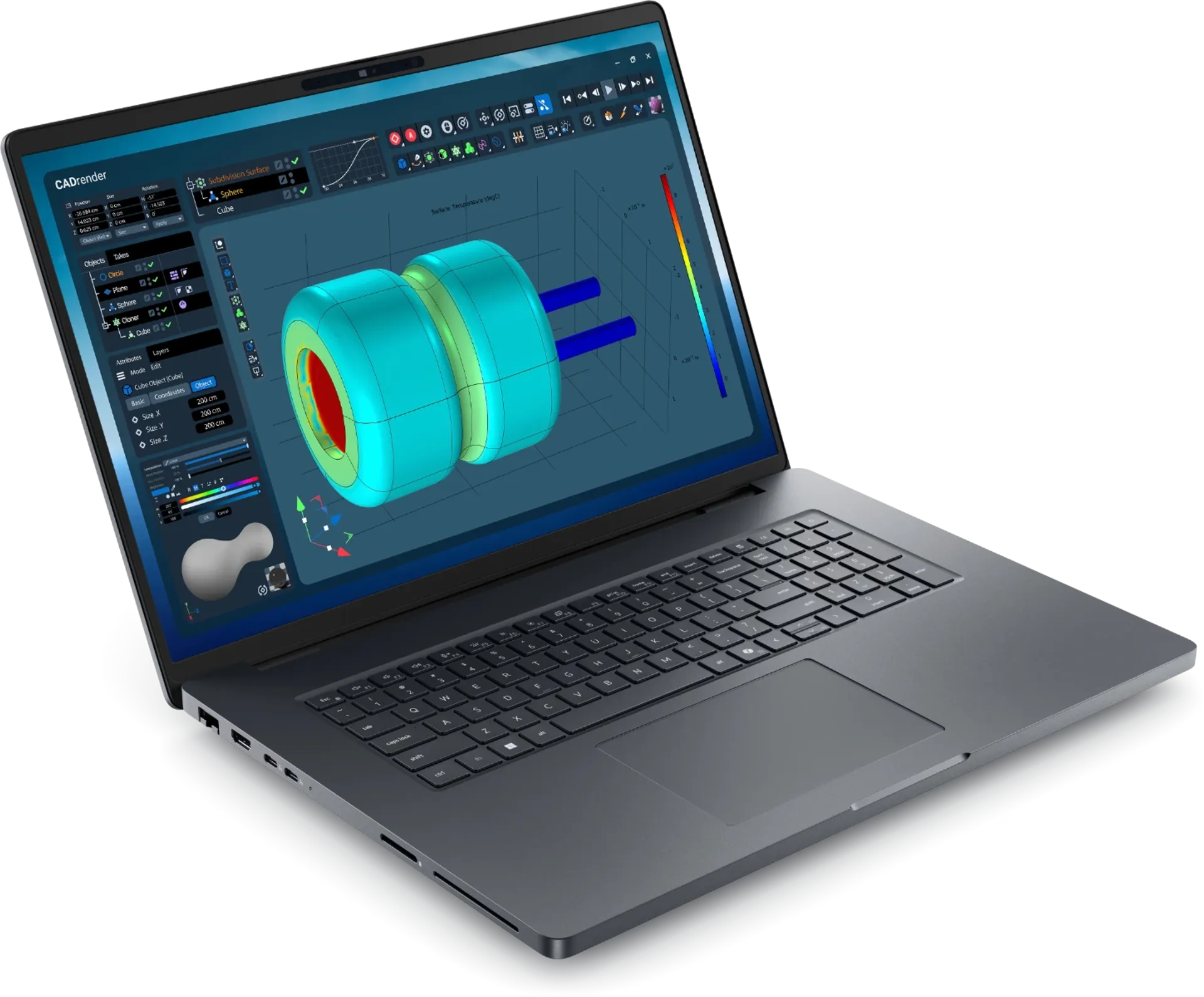 DELL Pro MAX 18 Plus MB18250 BTX Base | F3J42 | 18" 2560x1600 VRR 120hz IPS 500nits | Intel Core Ultra 7 265H vPro | 64GB RAM | 1TB SSD | NVIDIA RTX PRO 3000 Blackwell | Grey