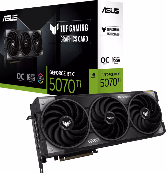 ASUS TUF Gaming GeForce RTX 5070 Ti OC 16GB GDDR7 GPU ExtremePC