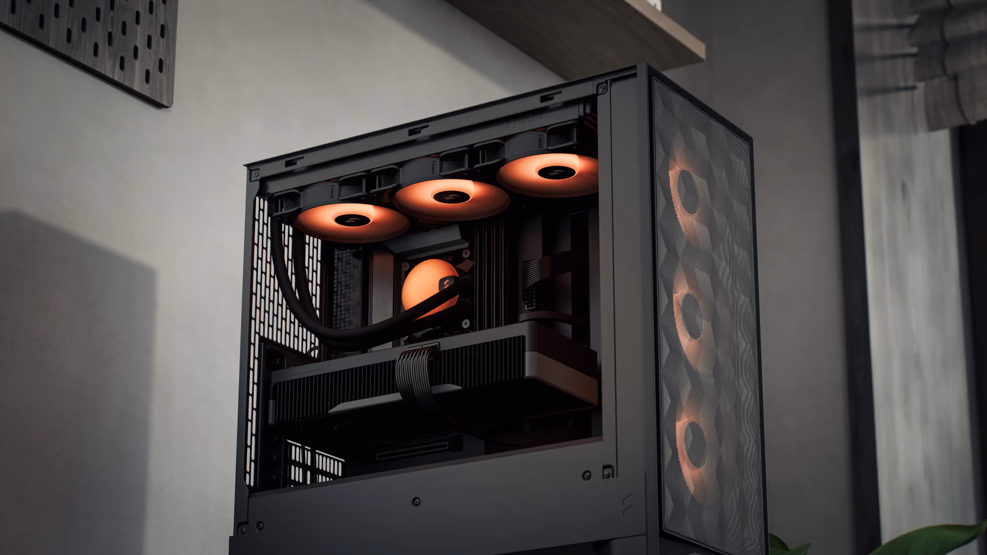 Fractal Design Pop 2 Air TG RGB | 3 X 120mm ARGB Fans Pre-Installed | TG Black Chassis