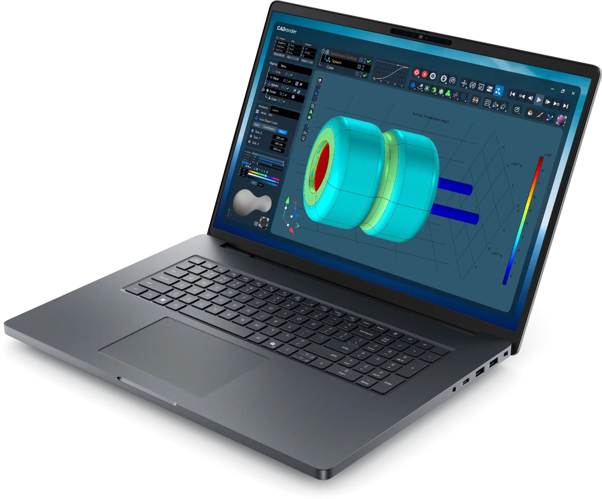 DELL Pro MAX 18 Plus MB18250 BTX Base | F3J42 | 18" 2560x1600 VRR 120hz IPS 500nits | Intel Core Ultra 7 265H vPro | 64GB RAM | 1TB SSD | NVIDIA RTX PRO 3000 Blackwell | Grey