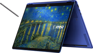 MSI Prestige 14 Flip AI+ | PRESTIGE 14 FLIP AI+-279CA | 14" 1920x1200 60Hz Touch OLED | Intel Core Ultra X9 378H | 32GB RAM | 1TB SSD | Intel Arc B390 Graphics | Over the Rhone