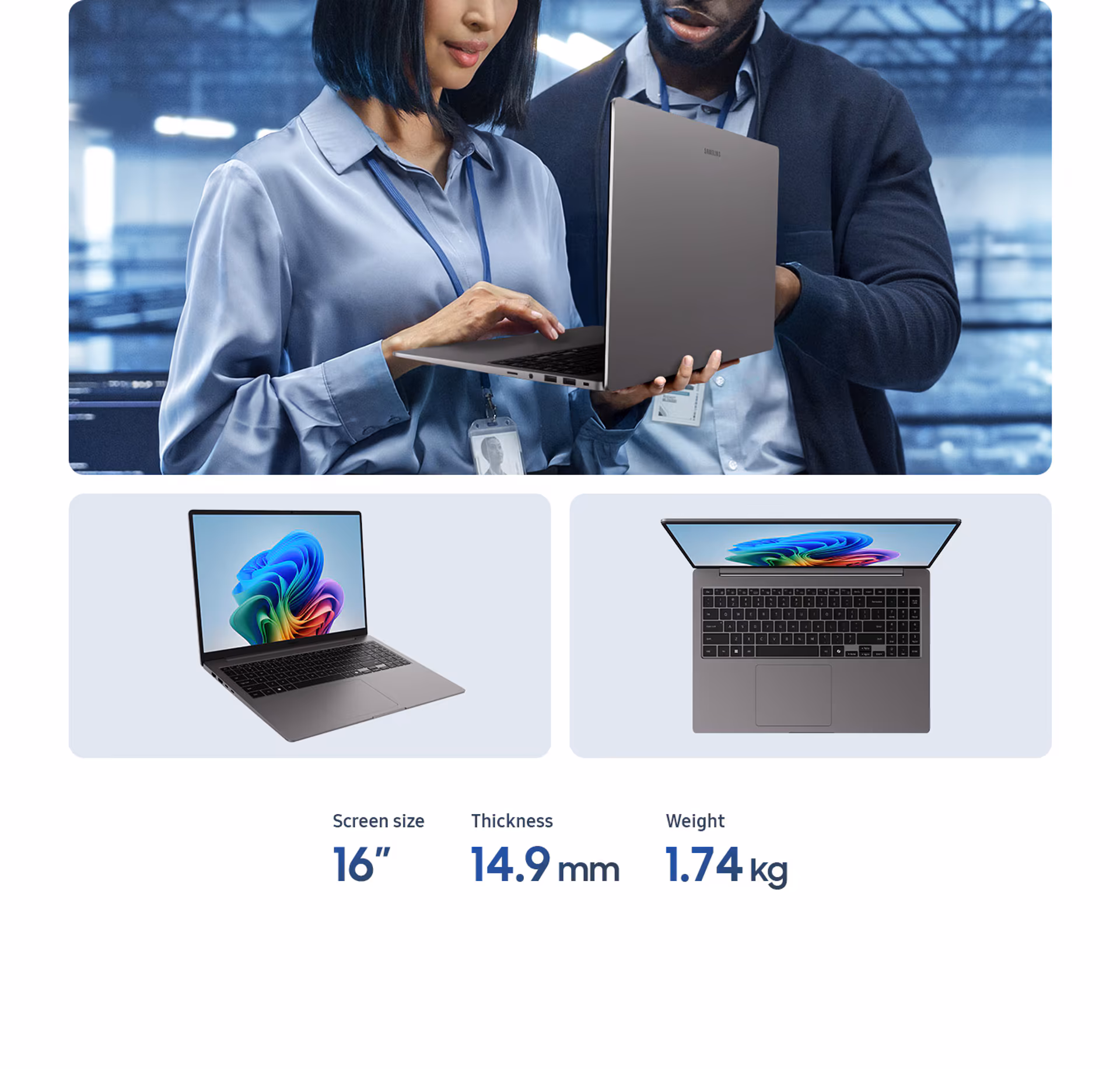 Galaxy Book6 Enterprise Edition 16" | NP764BJG-KA1CA | Intel Core Ultra 5 325 | 32GB DDR5 | 512GB SSD | 16" IPS 1920x1200 60Hz | English Keyboard | Gray