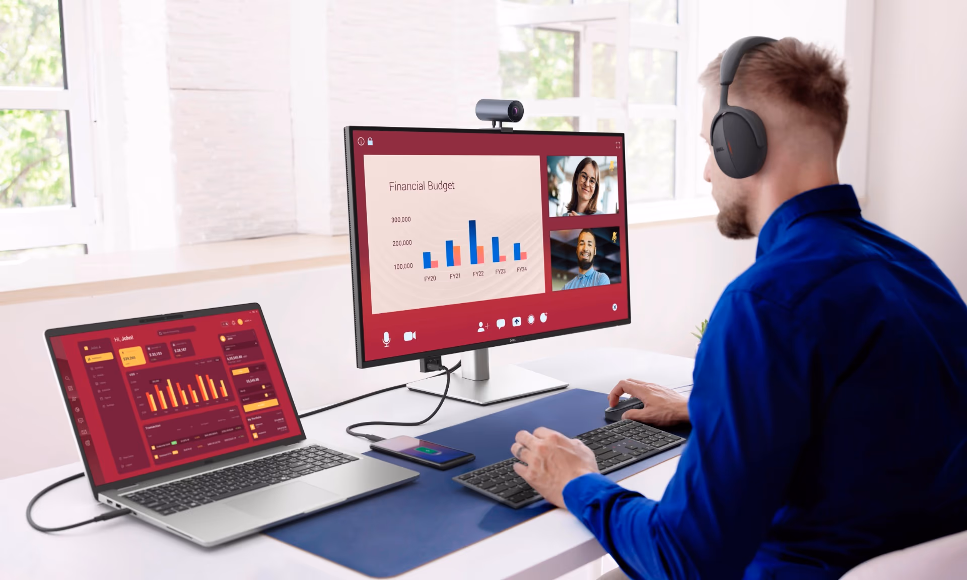 Dell Pro 32" Plus 4K USB-C Hub Monitor - P3225QE | 4K 100Hz Professional Monitor