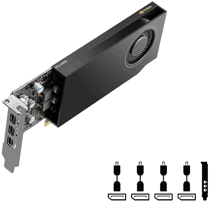 PNY NVIDIA RTX A1000 8GB Professional GPU