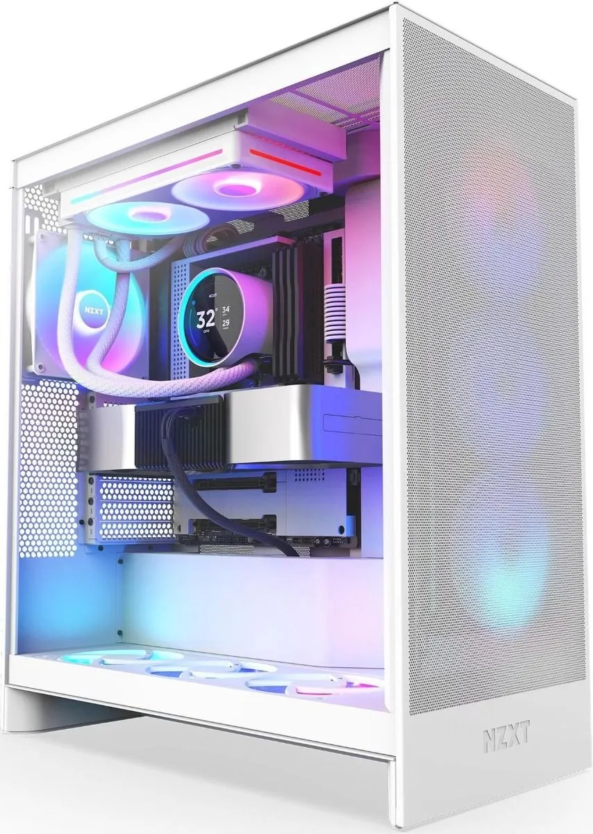 NZXT Kraken Elite 240 RGB | IPS LCD | White AIO CPU Cooler