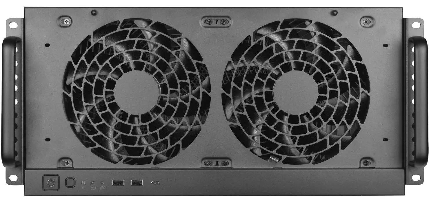 SilverStone Technology RM51 5U Rackmount Server Chassis with Dual 180mm Fans